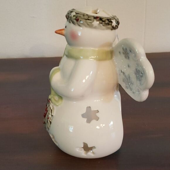 Ceramic Snow Angel Votive Candle Holder - Picture 5 of 10